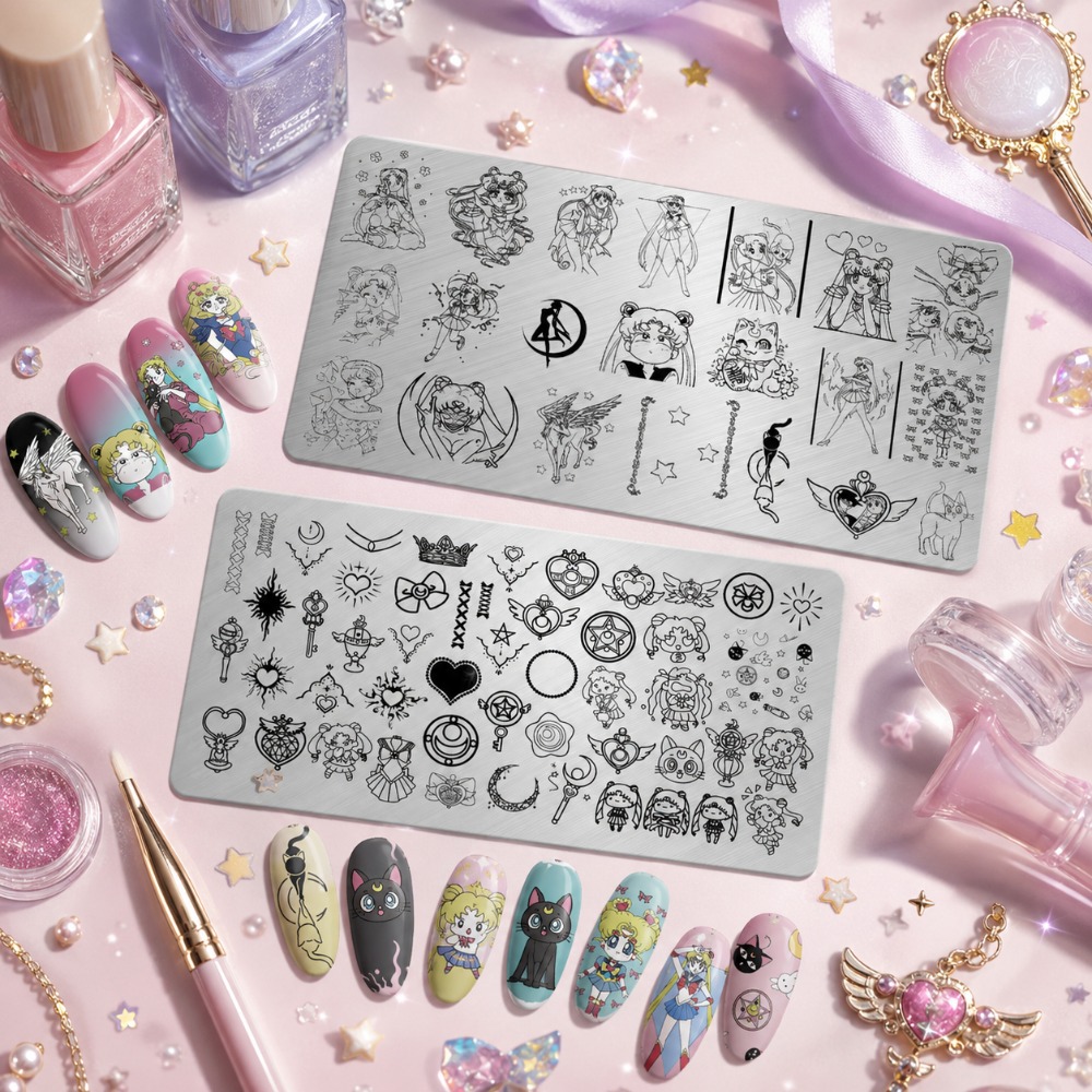 Nail Art Stamping Kit - Płytka do stemplowania paznokci z motywem