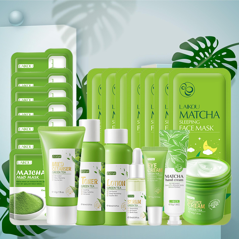 Beauty Makeup Kit - Zestaw do pielęgnacji skóry z zieloną