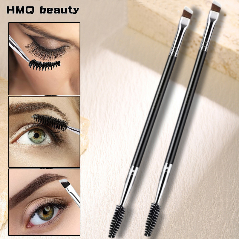 Beauty - Makeup - Eyes - 10/5 szt. Dwustronny pędzel do brwi