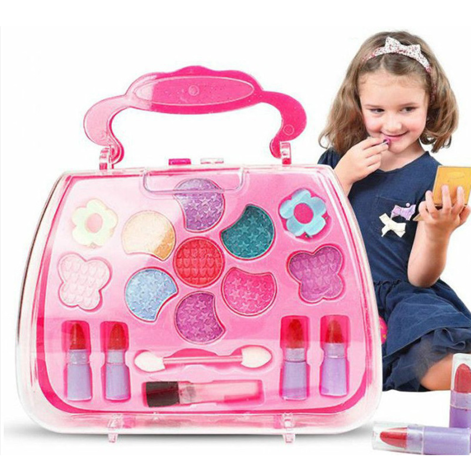 Beauty Makeup For Kids - Zestaw kosmetyków dla dziewczynek, zabawki do