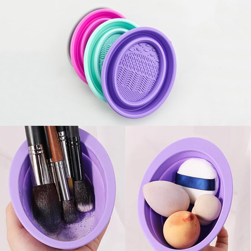 Beauty Makeup Sponge - Miękki silikonowy środek do czyszczenia pędzli