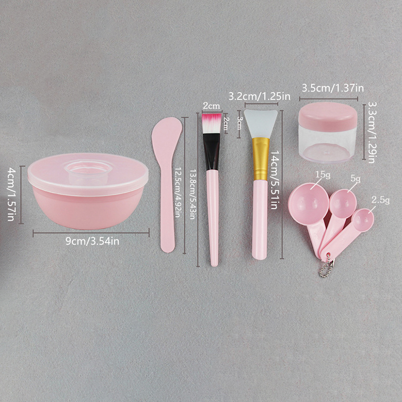 Beauty Makeup Supply - Zestaw do maseczek: szczoteczka do twarzy,