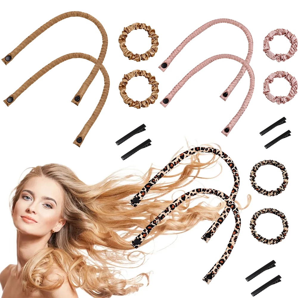 Hair Curling Wand - 6 szt. Miękkie wałki do włosów