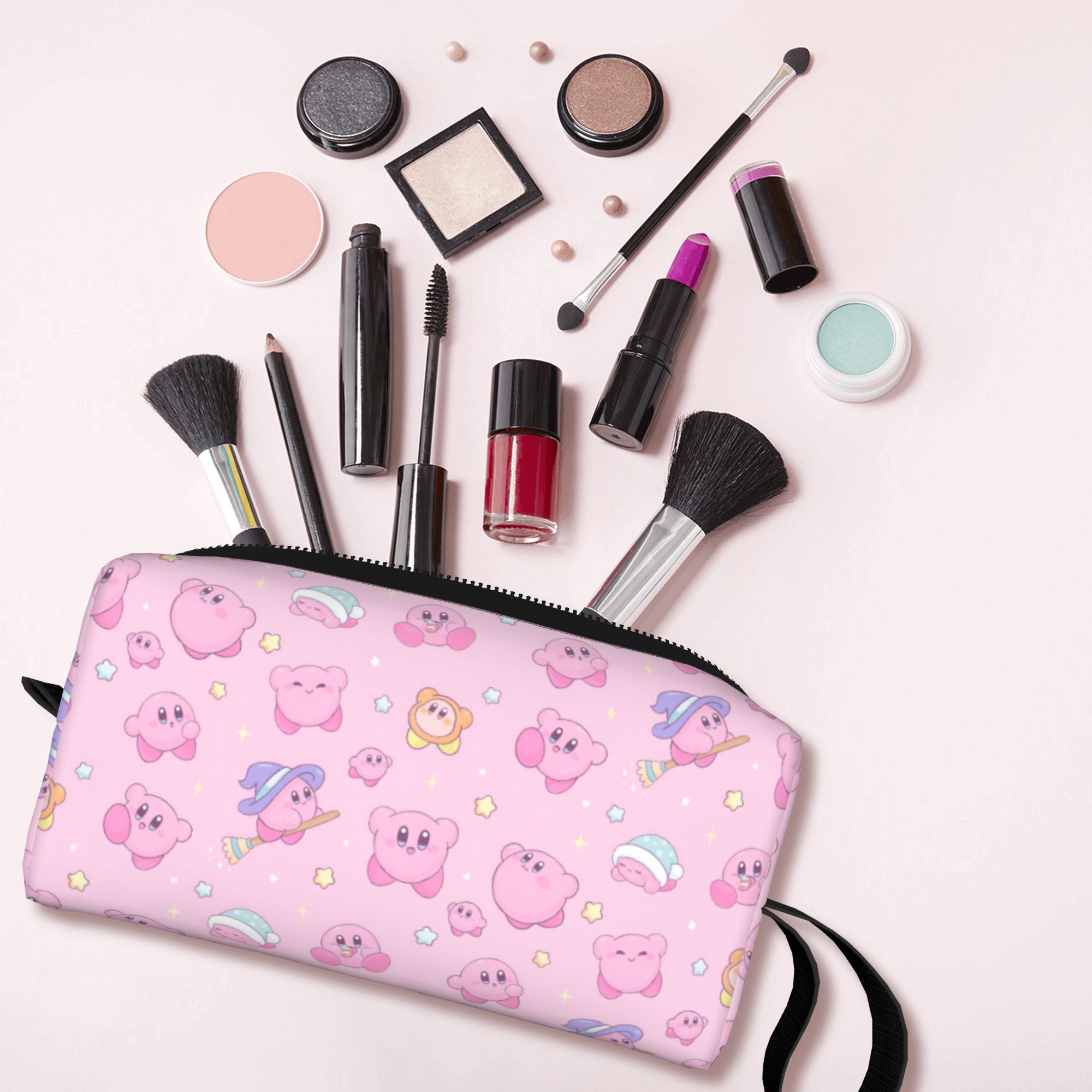 Makeup Beauty Makeup Game - Personalizowana kosmetyczka podróżna Kawaii K-Kirby dla