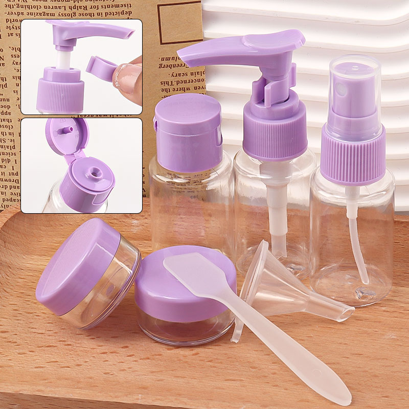 Beauty Makeup Supply - 7 szt. Mini Pojemniki Podróżne na