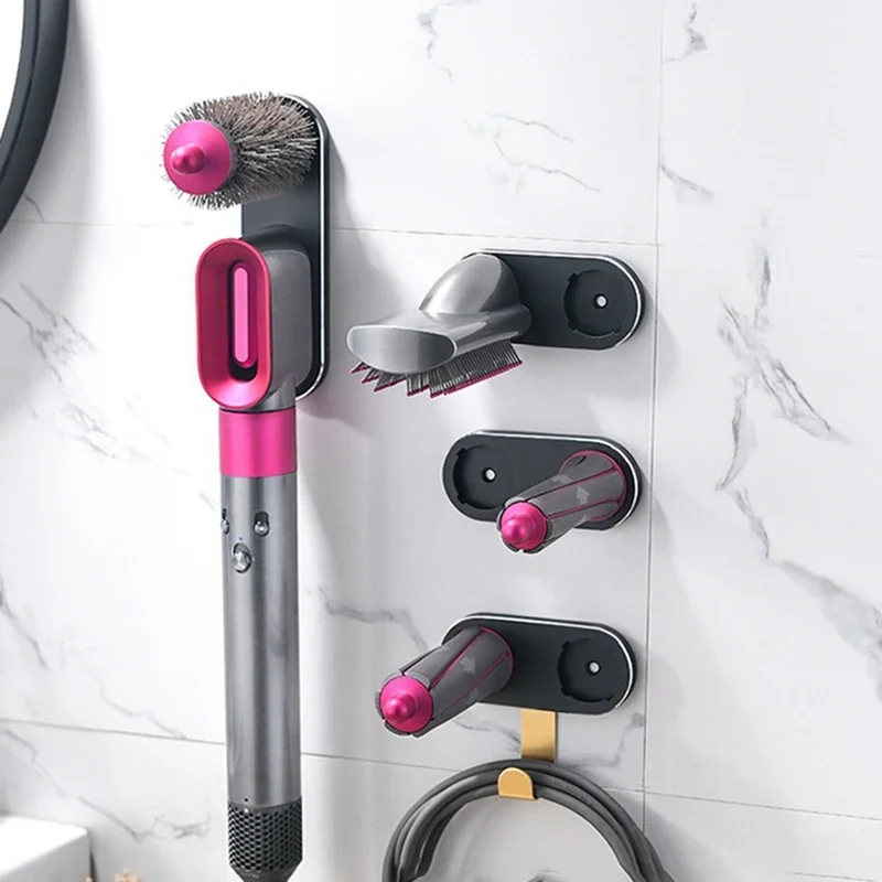 Hair Curling Wand - Uchwyt ścienny na suszarkę do włosów,