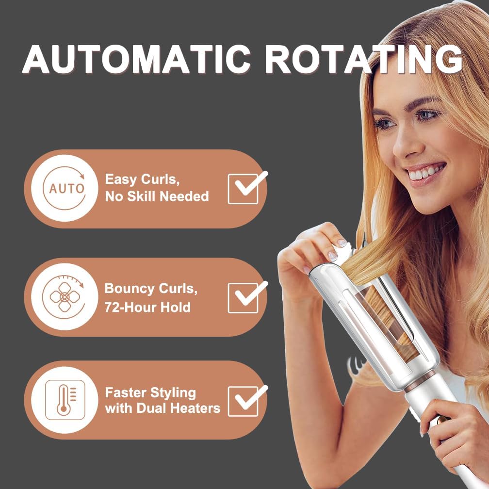 Automatyczna obrotowa lokówka  – Hair Curling Wand recenzja i cena