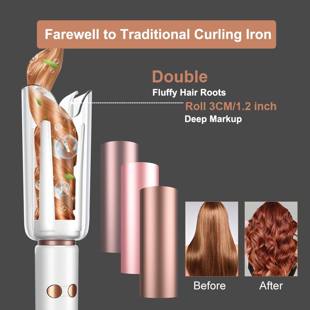 Automatyczna obrotowa lokówka  – Hair Curling Wand recenzja i cena