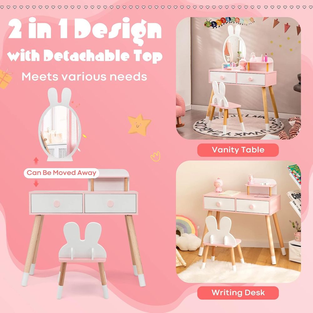 EY Kids Vanity, Drewniany zest – Beauty Makeup For Kids recenzja i cena