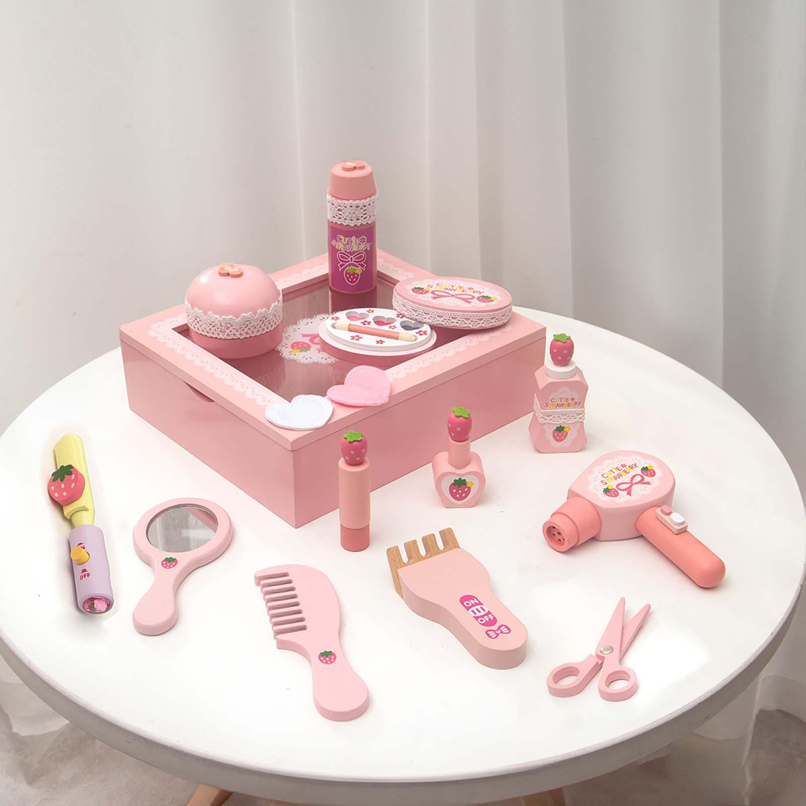 Drewniany zestaw do makijażu d – Beauty Makeup Kit For Girls recenzja i cena