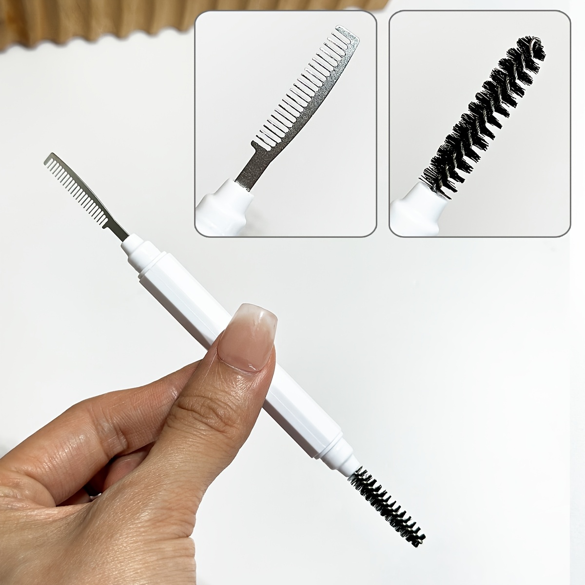 Dwustronny grzebień do brwi i  – Beauty - Makeup - Eyes recenzja i cena