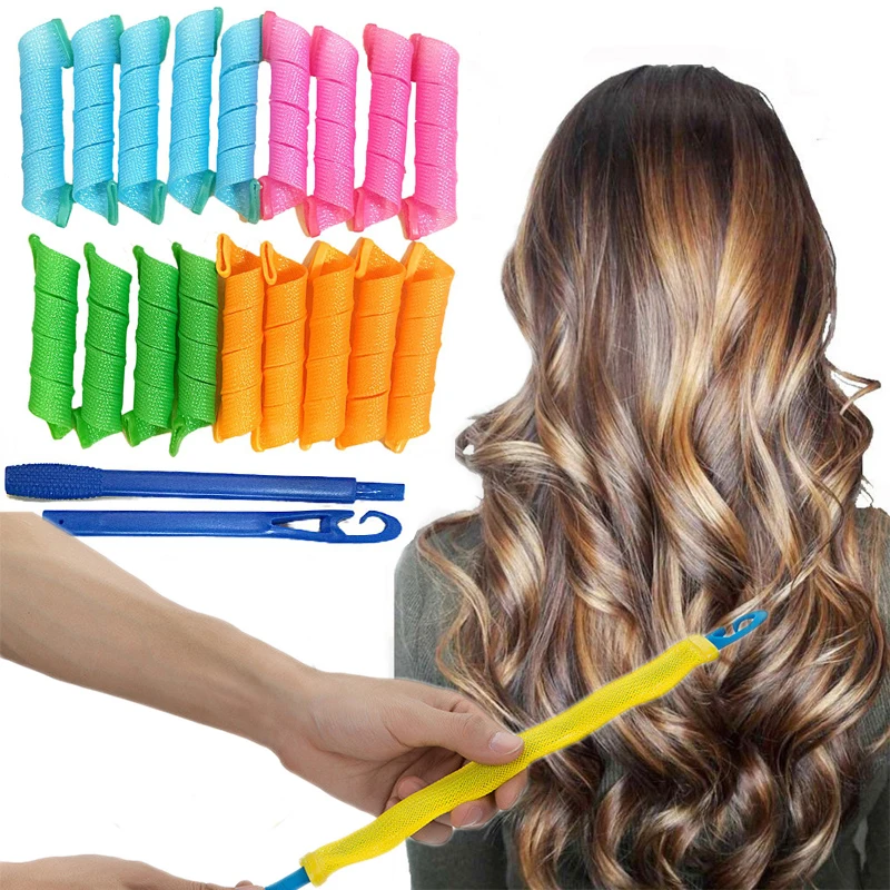 18 sztuk Heatless lokówki do w – Hair Curling Wand recenzja i cena