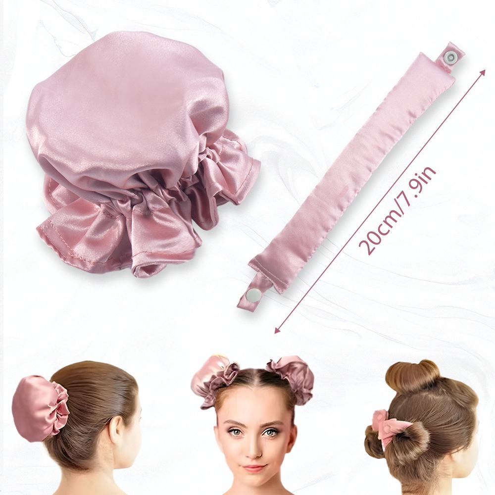 2/4/6 szt. Satynowy zestaw do  – Hair Curling Wand recenzja i cena