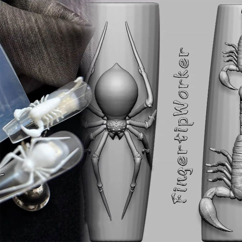 Forma silikonowa 3D Pająk Skor – Nail Art Stamping Kit recenzja i cena