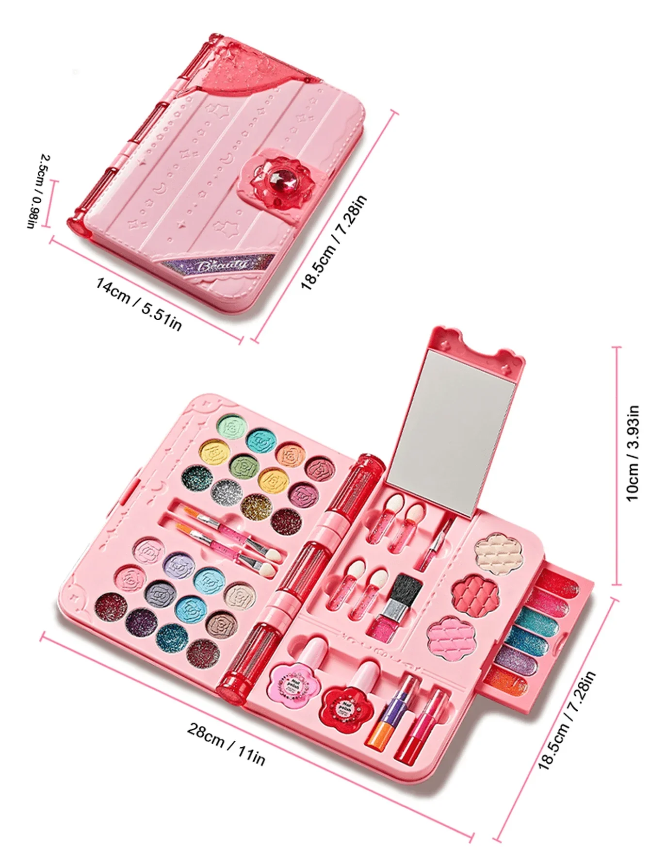 Najlepszy prezent na Dzień Dzi – Beauty Makeup Kit For Girls recenzja i cena